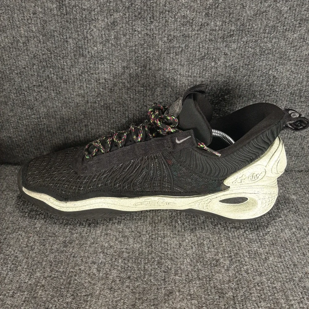 Nike Cosmic Unity Basketball Shoes Black Green Glow Volt DA6725-001 Mens Size 11